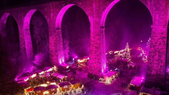 Start des Weihnachtsmarkts in der Ravennaschlucht