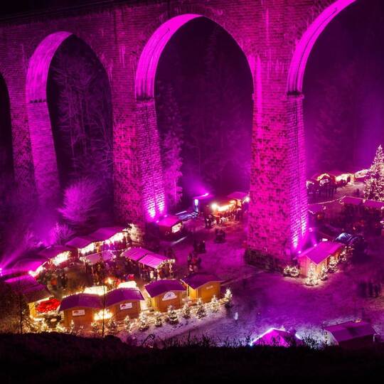 Start des Weihnachtsmarkts in der Ravennaschlucht