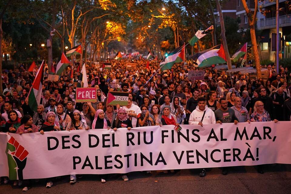 Nahostkonflikt - Proteste in Spanien Nahostkonflikt - Proteste in Spanien