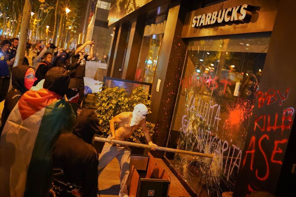 Nahostkonflikt - Proteste in Spanien Nahostkonflikt - Proteste in Spanien
