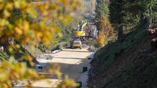 Gleisarbeiten nach Zugunglück