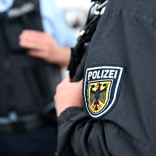 Bundespolizei am Bahnhof