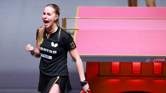 Tischtennis-Spielerin Annett Kaufmann