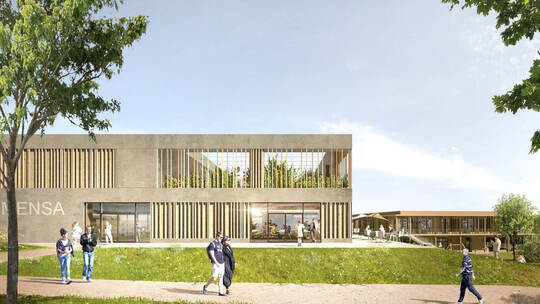 Eines der teuersten Projekte ist mit rund elf Millionen Euro der Kinder und Jugendcampus. Gaus Architekten