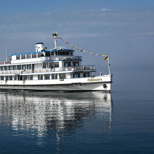 Weiße Flotte auf dem Bodensee