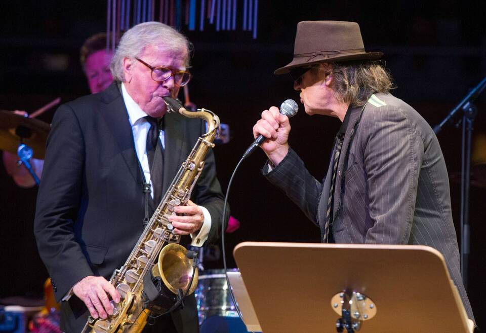 Klaus Doldinger mit Udo Lindenberg Klaus Doldinger mit Udo Lindenberg