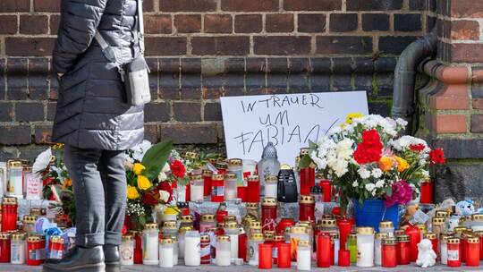 Trauer um getöteten Fabian Trauer um getöteten Fabian