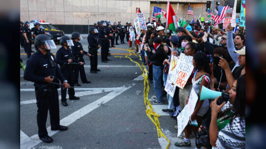 «No Kings»-Demonstrationen - Los Angeles