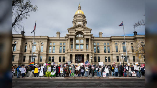 «No Kings»-Demonstrationen - Cheyenne