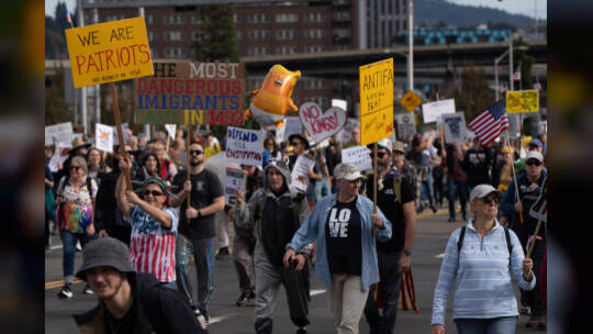 "No Kings"-Demonstrationen - Portland