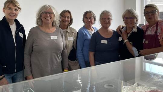 Sie freuten sich über regen Andrang und gute Stimmung im ZONTA-Café: Liane Bley, Susanne Wendlberger, Simone Schroth, Christiane