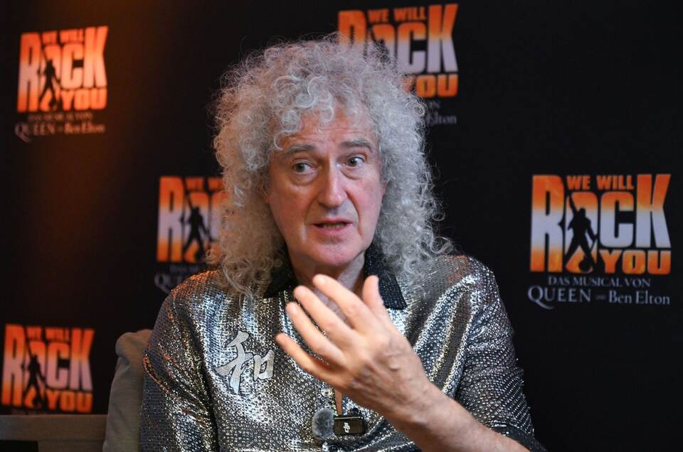 Queen Gitarrist Brian May bei Musical "We will rock you"