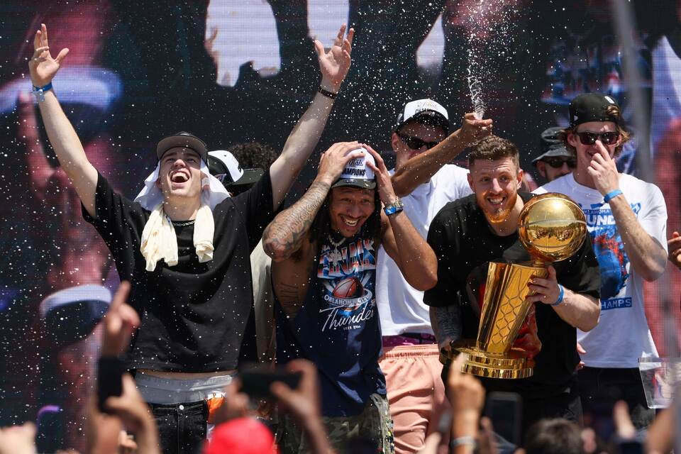 NBA-Meisterschaftsfeier Oklahoma City Thunder NBA-Meisterschaftsfeier Oklahoma City Thunder