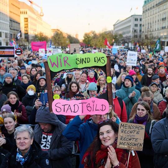 Demonsrtation „Stadtbild“