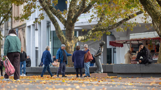 Fußgängerzone Innenstadt Stadtbild