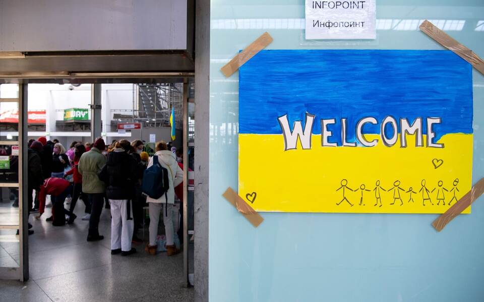 Ukrainische Flüchtlinge in München Ukrainische Flüchtlinge in München