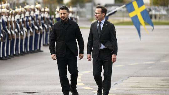 Ukraine-Krieg - Selenskyj in Schweden