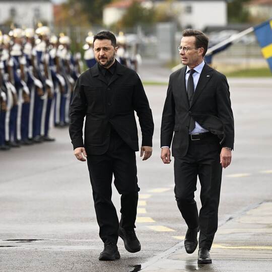Ukraine-Krieg - Selenskyj in Schweden