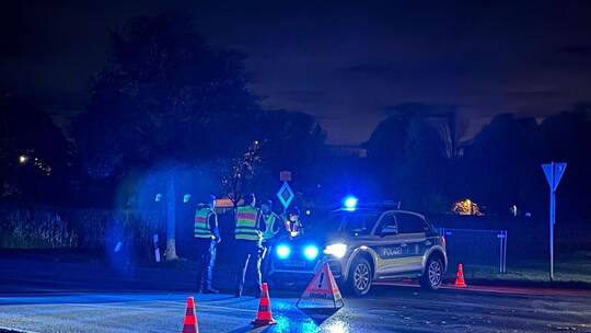 Polizeieinsatz in Erding Polizeieinsatz in Erding