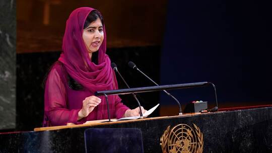 Friedensnobelpreisträgerin Malala Yousafzai Friedensnobelpreisträgerin Malala Yousafzai