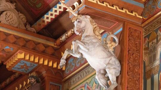 Schloss Neuschwanstein - Sängersaal restauriert Schloss Neuschwanstein - Sängersaal restauriert
