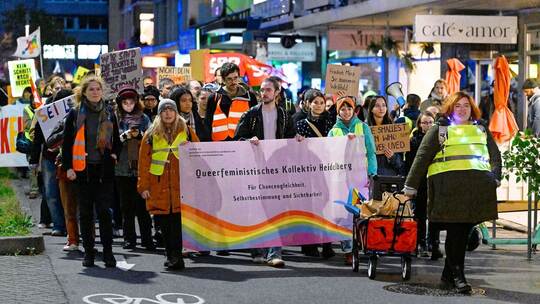 Demonstration nach «Stadtbild»-Aussagen - Heidelberg