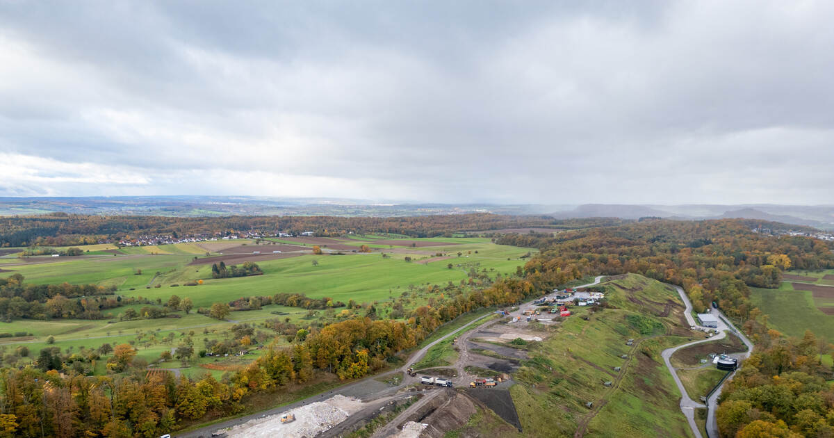 Deponie Hamberg in Maulbronn: Kein Gestank, aber viel Arbeit – Ein Blick ...