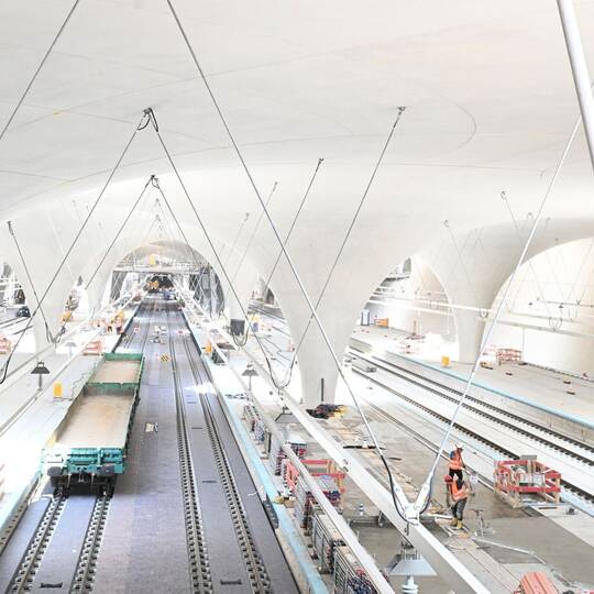 Baustelle Tiefbahnhof Stuttgart 21