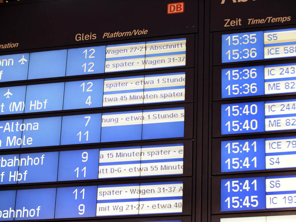 Verspätungen wohin man blickt: Verlässlichkeit sei der Kitt der Gesellschaft, sagt Wilhelm Schmid. Der sei verloren gegangen – u Winterwetter in Niedersachsen