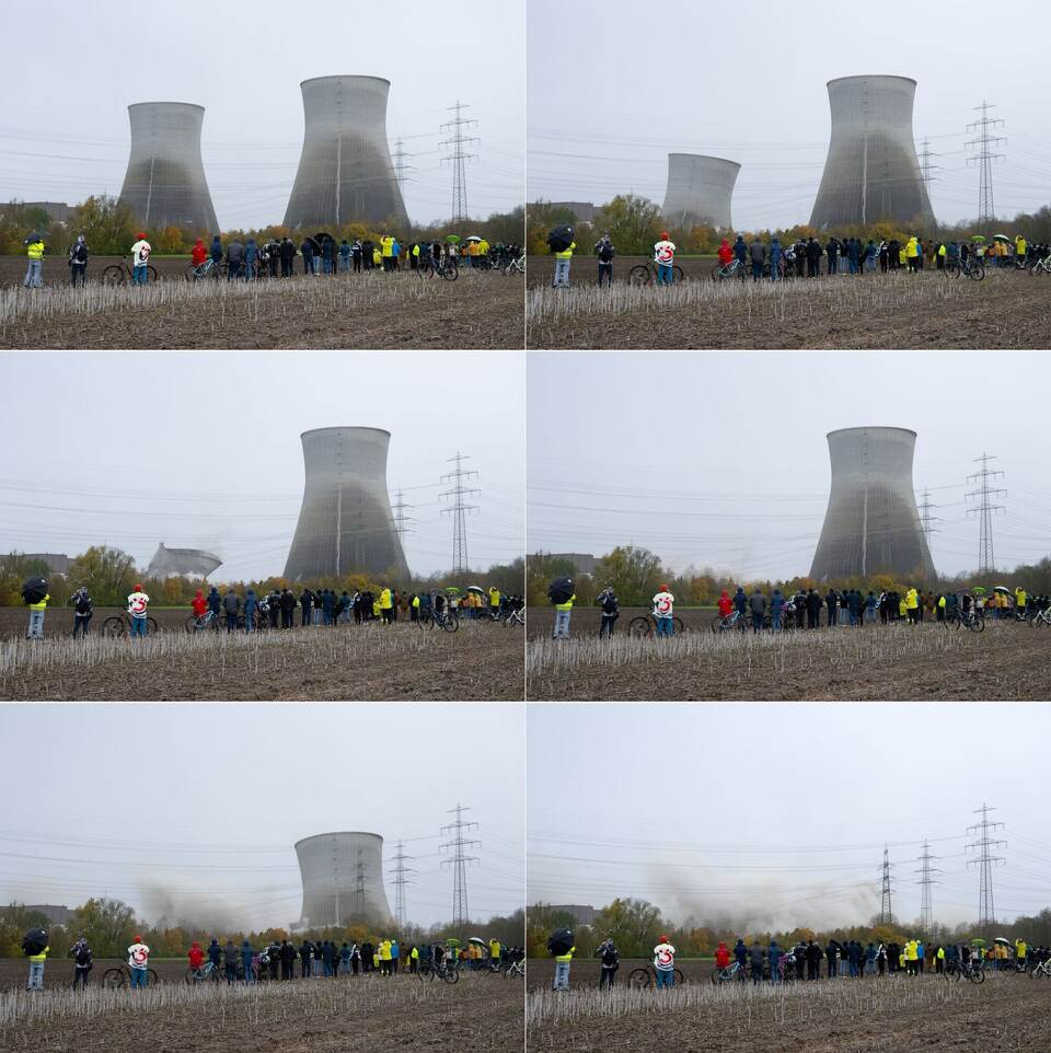 Sprengung Kühltürme Kernkraftwerk Gundremmingen Sprengung Kühltürme Kernkraftwerk Gundremmingen