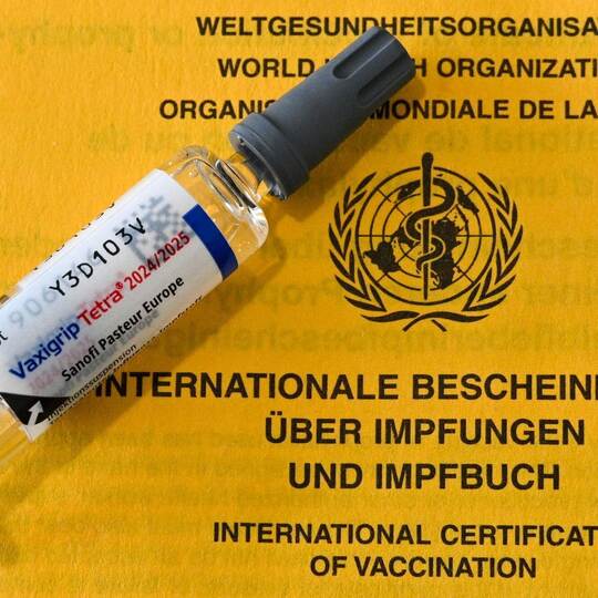Grippeschutzimpfung und Impfpass