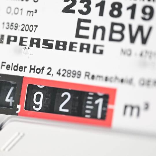Gasheizung - Gaszähler