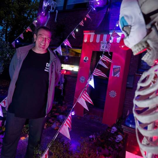 Besuch in Horror-Haus in Duisburg bei Halloween-Fan Sven Wagner