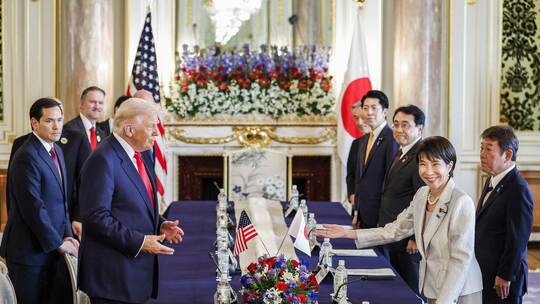 US-Präsident Trump in Japan