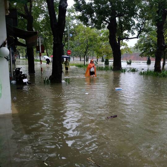 Überschwemmungen in Vietnam