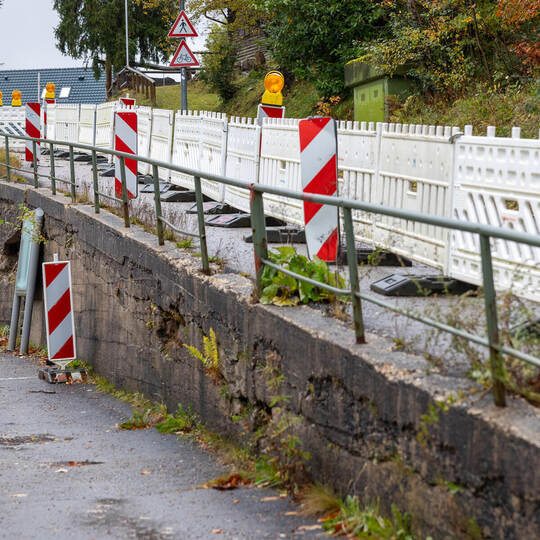 Wildbad Sommerberg Stützmauer Sanierung