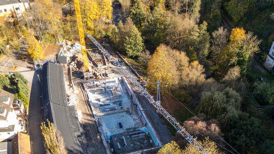 Baustellen Reportage Nagoldfreibad Dillweißenstein