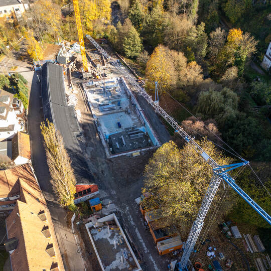 Baustellen Reportage Nagoldfreibad Dillweißenstein