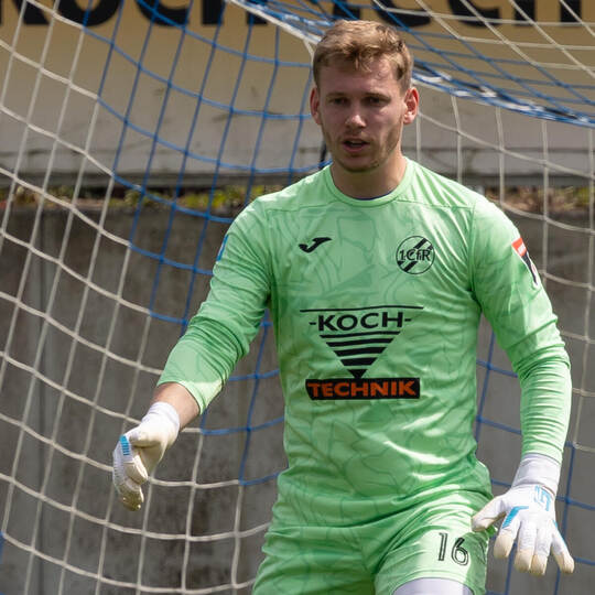 Der zuletzt angeschlagene Sven Altmann kehrt vermutlich fürs Topspiel ins CfR-Tor zurück. Foto: Ralf Becker