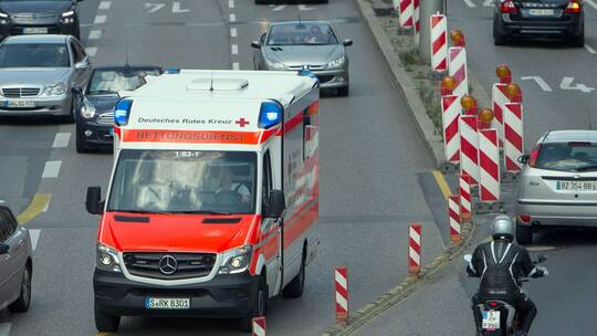 Rettungswagen in Stuttgart