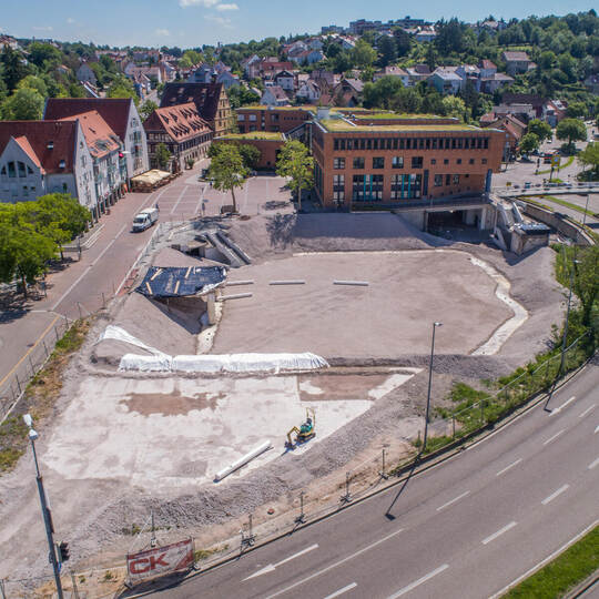 Mühlacker Mühlehof nach Abriss