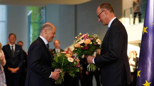 Olaf Scholz und Friedrich Merz