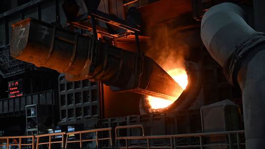 Stahlproduktion bei Thyssenkrupp Steel