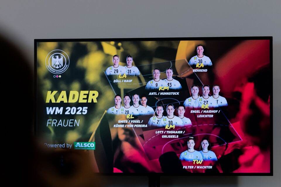 Handball - Vor Heim-WM 2025 der Frauen Handball - Vor Heim-WM 2025 der Frauen
