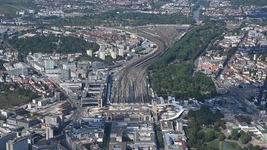 Gleisvorfeld Stuttgart Hauptbahnhof Gleisvorfeld Stuttgart Hauptbahnhof