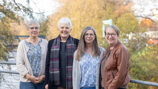 Auf der Suche nach neuen Ehrenamtlichen (von links): Cornelia Haas (stationärer Hospizdienst), Bernhardine Lückener (Hospizdiens Qualifizierungskurs Hospizdienste