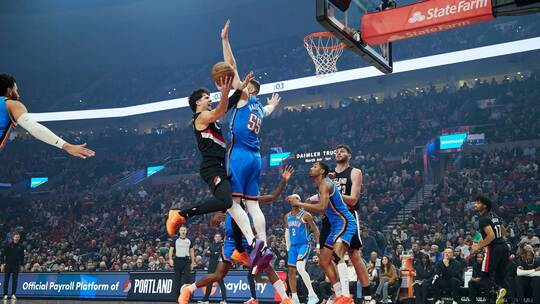 Portland Trail Blazers - Oklahoma City Thunder Portland Trail Blazers - Oklahoma City Thunder