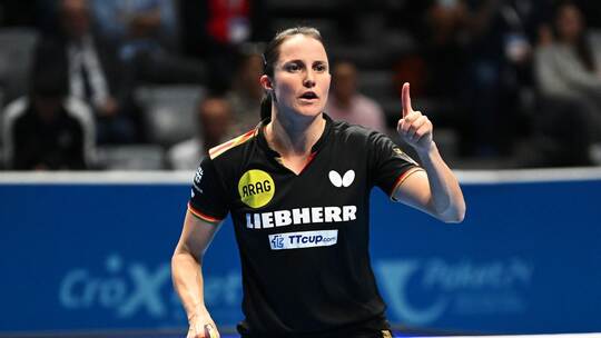 Tischtennis-Spielerin Sabine Winter.