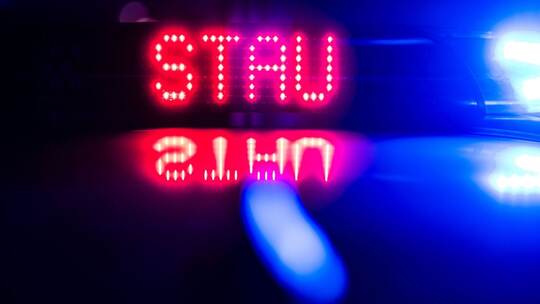 Stau nach Lastwagenbrand