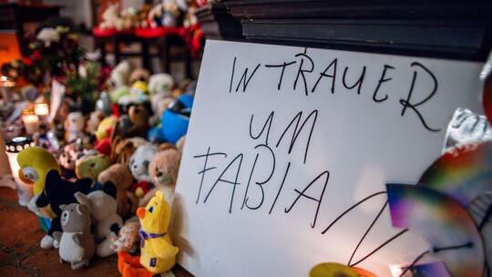 Anteilnahme am Tod des achtjährigen Fabian